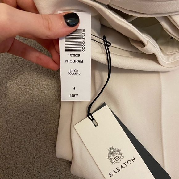 Aritzia babaton program pant birch NWT - Picture 3 of 7